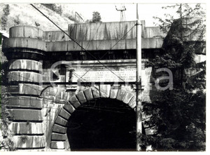 Fotografia d epoca originale 1978 BARDONECCHIA TO Traforo ferroviario del FREJUS Foto VINTAGE 18x13 cm 1