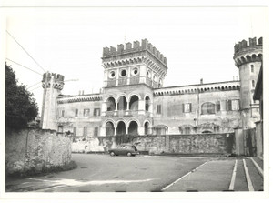 Fotografia d epoca originale 1972 SERRAVALLE SESIA Castello degli Avondo  Veduta panoramica Foto VINTAGE 1