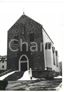 Fotografia d epoca originale 1979 RIETI  PIAN DE  VALLI Chiesa di San Francesco  Facciata Foto VINTAGE 1