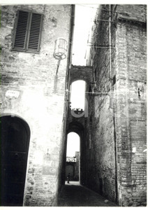 Fotografia d epoca originale 1979 SAN GIMIGNANO Via San Matteo  Scorcio caratteristico Foto VINTAGE 13x18 1