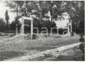 Fotografia d epoca originale 1981 BENE VAGIENNA Scavi archeologici  Resti del teatro romano Foto 18x13 cm 1