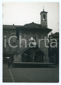 Fotografia d epoca originale 1972 ORTA SAN GIULIO  Piazza Mario Motta  Palazzo della ComunitÃ   Foto 13x17 1