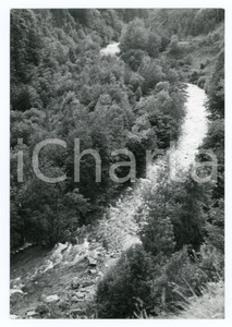 Fotografia d epoca originale 1981 VALLE MAIRA CN Il torrente Maira   Foto 13x17 cm 1