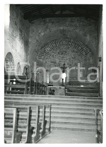 Fotografia d epoca originale 1970 AMANDOLA Altare dell Abbazia dei SS. Ruffino e Vitale  Foto 13x17 cm 1