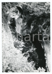 Fotografia d epoca originale 1980 CREVALDOSSOLA Frazione PONTEMAGLIO Fiume Toce tra i dirupi  Foto 13x17 1 1