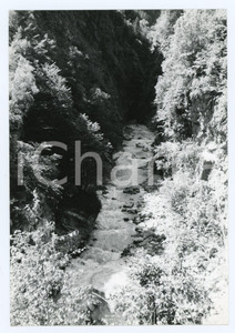 Fotografia d epoca originale 1980 VALLE ANZASCA NO Torrente Anza  Foto 13x17 cm 1