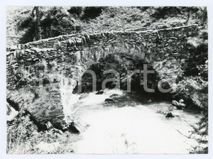 Fotografia d epoca originale 1978 VAL D ALA Ponte sul torrente STURA DI ALA Foto 17x13 cm 1