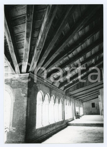 Fotografia d epoca originale 1981 STAFFARDA Chiostro dell Abbazia di Santa Maria  Foto 13x17 cm 1