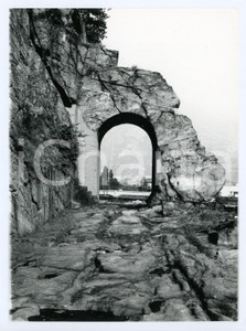 Fotografia d epoca originale 1978 DONNAS  VALLE D AOSTA La strada romana  Foto 13x17 cm 5 1