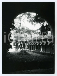 Fotografia d epoca originale 1976 AOSTA Chiostro di Sant Orso  Foto 13x17 cm 1