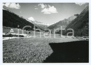 Fotografia d epoca originale 1979 VALLE AURINA  CASERE Panorama del paese  Foto 17x13 cm 1