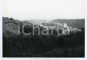 Fotografia d epoca originale 1976 RIANO RM Panorama con Castello Boncompagni Ludovisi  Foto 17x13 cm 1