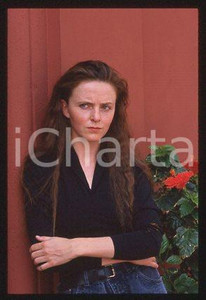 Fotografia d epoca originale Julia BRITTON VENICE Film Festival Hard Times Actress 1988 35mm vintage slide 6 1