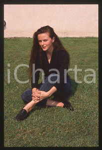 Fotografia d epoca originale Julia BRITTON  VENICE Festival Hard Times Actress 1988  35 mm vintage slide 19 1