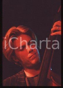 Fotografia d epoca originale Kyle EASTWOOD  MILAN Jazz bassist Performance 1999 ca  35 mm vintage slide 6 1