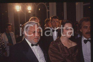 Fotografia d epoca originale Isabella ROSSELLINI Paolo VILLAGGIO  ITALY 1990 ca  35 mm vintage slide 14 1