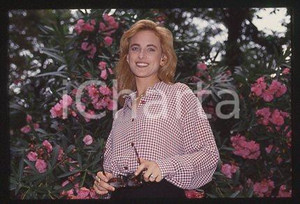 Fotografia d epoca originale Marlee MATLIN  CINEMA American actress Portrait 1993 ca  35 mm vintage slide 2 1