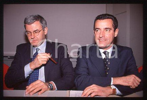 Fotografia d epoca originale Roberto TESTORE  FIAT AUTO Direttore Generale 1996 ca  35 mm vintage slide 13 1