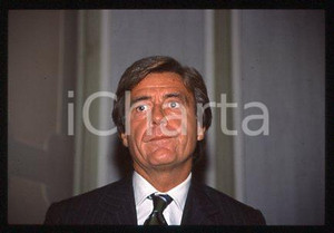 Fotografia d epoca originale Piero TESTONI  ITALY Portrait of a journalist 2000 ca  35 mm vintage slide 7 1