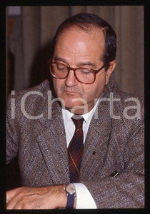 Fotografia d epoca originale Paolo FASELLA  ROMA Ritratto del Direttore Generale 1988  35mm vintage slide 8 1