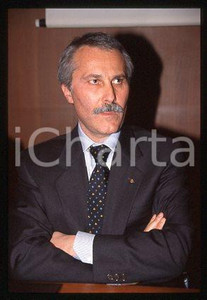 Fotografia d epoca originale Fabrizio de MIRANDA ITALY Portrait of an engineer 1995 ca  35mm vintage slide 2 1