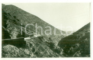 Fotografia d epoca originale 1931 VAL BORBERA Veduta della stretta di Pertuso  Foto cartolina VINTAGE 1