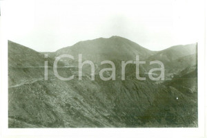 Fotografia d epoca originale 1931 Parco naturale CAPANNE DI MARCAROLO Veduta del Monte Tobbio Foto 13x9 cm 1