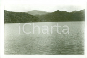 Fotografia d epoca originale 1931 APPENNINO LIGURE Veduta del lago BADANA Fotografia VINTAGE 13x9 cm 1