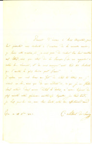 Autografo originale 1821 PISA Lettera CARLO ALBERTO DI SAVOIA a un nobile della corte AUTOGRAFO 1
