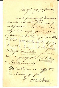 Autografo originale 1901 CARRARA Cartolina poeta Olinto DINI per risultati di un concorso Autografo 1