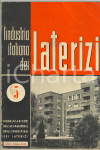 Giornale, rivista storica 1955 INDUSTRIA DEI LATERIZI SocietÃ  Ceramica Adriatica a Potenza Picena NÂ° 5 1