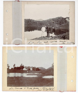 Fotografia d epoca originale 1901 MONTE CASLE  Ten. DELPIANO  Cascina PIETRA FESSA Veduta  Lotto 2 foto 1