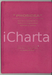 Libro, pubblicazione d epoca 1950 ca TORINO SocietÃ  PROSIDEA prodotti siderurgici  Catalogo ILLUSTRATO 1