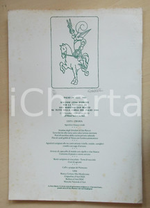 Materiale pubblicitario d’epoca 1984 PALIO DI ASTI Locandina vittoria SAN MARTINO SAN ROCCO ill. GUARENE 151/200 1