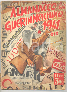 Giornale, rivista storica 1941 ALMANACCO DEL GUERIN MESCHINO Satira anti britannica  Periodico illustrato 1