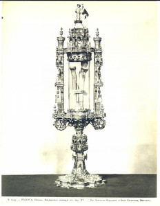 Fotografia d epoca originale 1950 ca PADOVA Duomo  Reliquiario ogivale Foto Istituto Arti Grafiche Bergamo 1