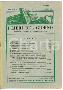 Giornale, rivista storica 1927 I LIBRI DEL GIORNO Ernesto ROGGERO Nel mondo degli spettri  Anno X nÂ° 7 1