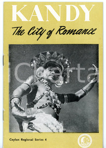 Libro, pubblicazione d epoca 1960 ca KANDY The city of romance  Ceylon regional series IV Libretto VINTAGE 1
