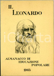 Oggetto da collezione cartaceo 1965 IL LEONARDO Almanacco di educazione popolare  Ente biblioteche scolastiche 1