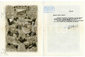 Materiale pubblicitario d’epoca 1928 MILANO Fotoincisioni Carlo BASSOLI Volantino pubblicitario ILLUSTRATO 1