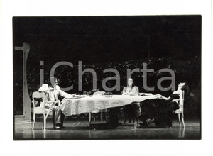 Fotografia d epoca originale 1993 FIRENZE Teatro Niccolini  Carlo CECCHI Marina CONFALONE Anna BONAIUTO 1