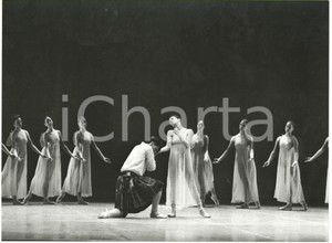 Fotografia d epoca originale 1998 MILANO Teatro alla Scala  Alessandra FERRI e Massimo MURRU La Sylphide 1