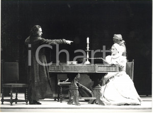 Fotografia d epoca originale 1990 MADRID Teatro ClÃ¡sico  Fernando CONDE Ana GRACIA El caballero de Olmedo 1