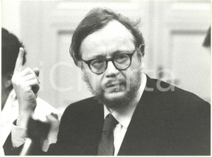 Fotografia d epoca originale 1986 PONTEDERA PI TEATRO  Jerzy GROTOWSKI  Ritratto del regista Foto 24x18 1