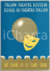 Giornale, rivista storica 1955 ITALIAN THEATRE REVIEW Giuseppe LUONGO The Prince of air   Rivista 117 pp. 1