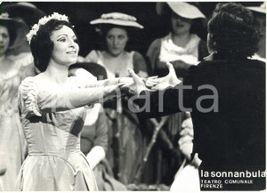 Fotografia d epoca originale 1985 ca FIRENZE Teatro comunale  La sonnambula di Vincenzo BELLINI Foto 1