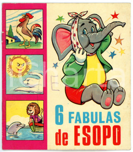 Libro, pubblicazione d epoca 1969 Antonio AYNÃ‰  6 FABULAS DE ESOPO El leon y la liebre Ed. TORAY  16 pp. 1