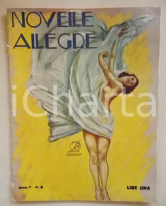 Giornale, rivista storica 1932 NOVELLE ALLEGRE La vendetta del marito  Gelosia  Rivista anno I nÂ° 8 1