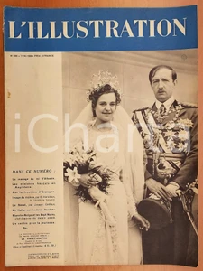 Giornale, rivista storica 1938 L ILLUSTRATION Le mariage du roi d Albanie Rivista ILLUSTRATA  NÂ° 4966 1