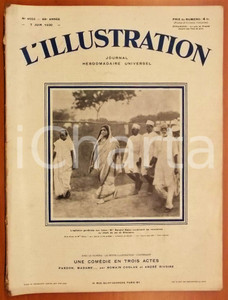 1930 L'ILLUSTRATION Dans les dÃ©serts de l'Asie centrale *Rivista anno 88 nÂ° 4553 Pubblicazione d'epoca illustrata.CONDIZIONI: POOR (parziale distacco del dorso; gualciture in copertina; piccola mancanza a pagina VII)FORMATO: 28x40 cmPAGINE: 27 + XLVIII     originale e autentica 1